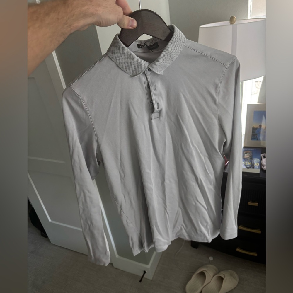 Robert Barakett — Long Sleeve Polo — M.